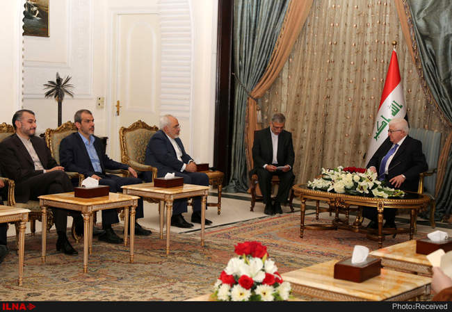 دیدار های محمدجواد ظریف وزیر امور خارجه کشورمان در بغداد