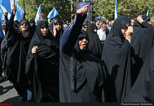 مراسم تشییع پیکر جان‌ باختگان فاجعه منا در تهران/2