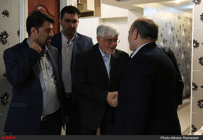 مراسم دید و بازدید نوروزی فعالان سیاسی و گروههای مختلف مردمی با محمد رضا عارف