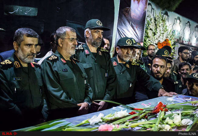 ورود پیکر شهید حججی به تهران