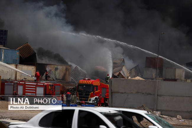 آخرین تصویر  ازحادثه بندر شهید رجایی