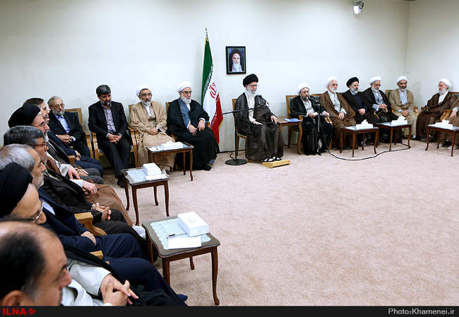 دیدار رئیس و مسئولان قوه قضائیه با مقام معظم رهبری 