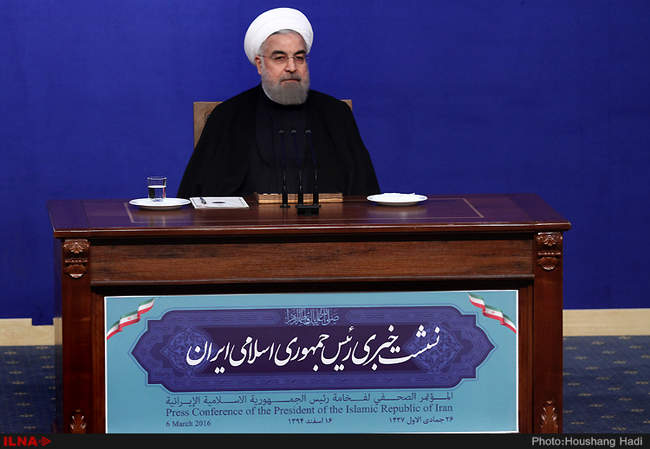 نشست خبری رئیس جمهوری 