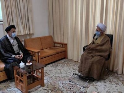 دیدار وزیر اطلاعات با آیت‌الله جوادی‌آملی