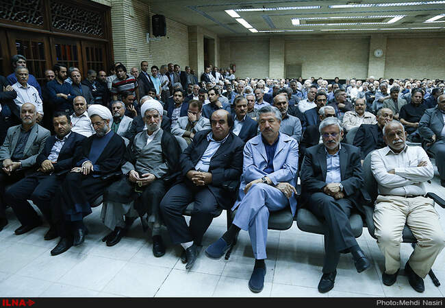 مراسم ختم همسر محسن آرمین