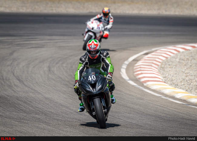 دور دوم مسابقات موتورسواری سرعت ایران