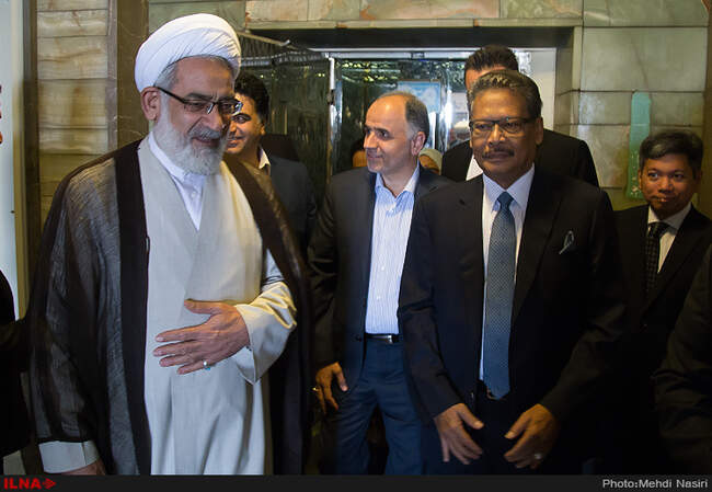 دیدار حجت‌الاسلام محمد جواد منتظری با داتوسری افندی بن‌علی دادستان کل کشور مالزی