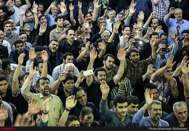 مراسم وداع با پیکر شهید حادثه تروریستی مجلس جواد تیموری