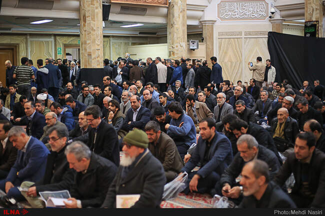 مراسم ختم فرزند احمد توکلی
