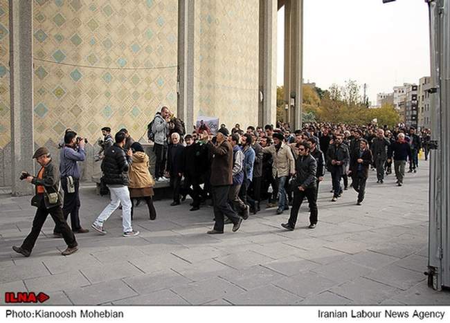 مراسم تشییع پیکر مجید بهرامی