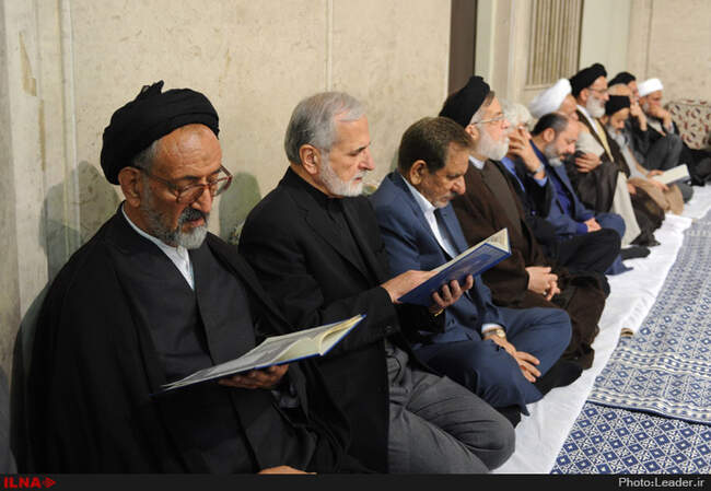 مراسم بزرگداشت جان‌باختگان فاجعه‌ی منا با حضور رهبر انقلاب