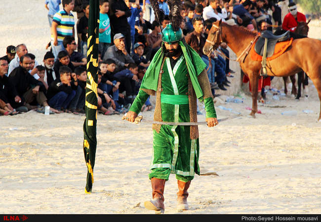 تعزیه حضرت عباس (ع) در بخش اسیر شهرستان مُهر استان فارس