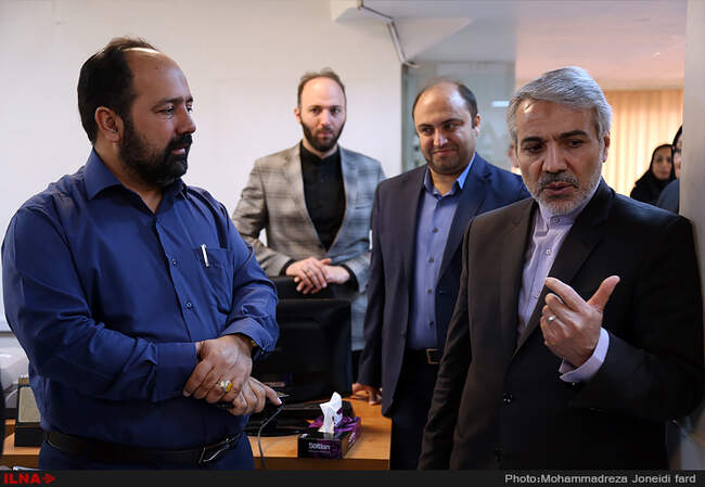 حضور محمدباقر نوبخت سخنگوی دولت در خبرگزاری کارایران( ایلنا) 