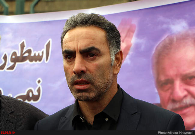 مراسم تشییع زنده یاد منصور پورحیدری