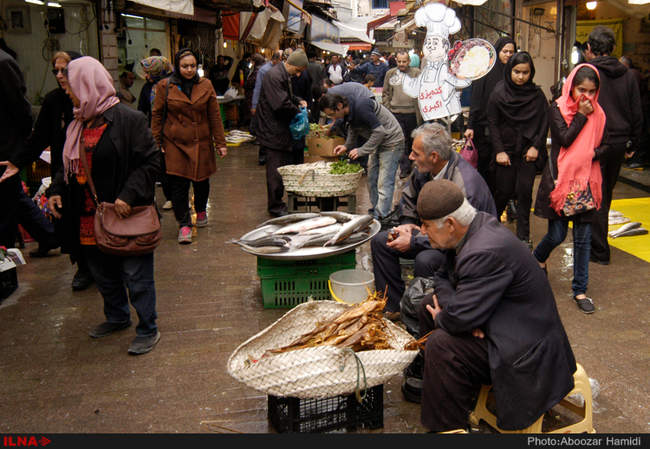 بازار شب عید ( رشت )