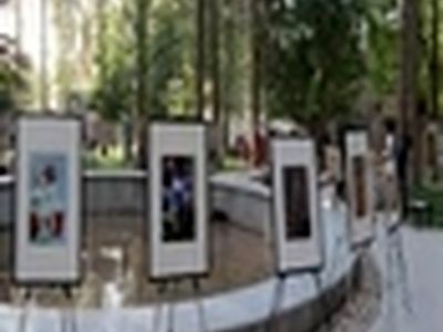 آغاز به کار نمایشگاه نقاشی در پارک شهید چمران کرج