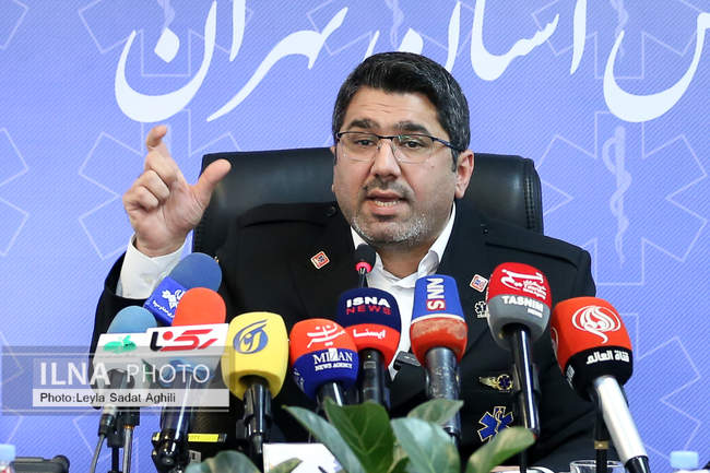 نشست خبری رئیس سازمان اورژانس استان تهران