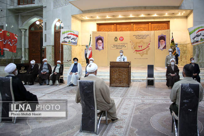 مراسم تجدید میثاق کارکنان سازمان عقیدتی سیاسی ارتش با آرمان های امام