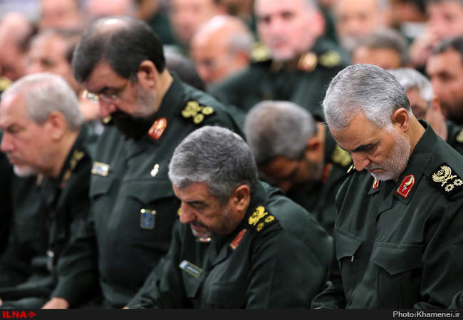 دیدار فرماندهان سپاه پاسداران انقلاب اسلامی با رهبر انقلاب اسلامی