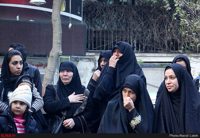 دسته عزاداری حسینیه کاظمینیهای مقیم تهران در روز تاسوعا