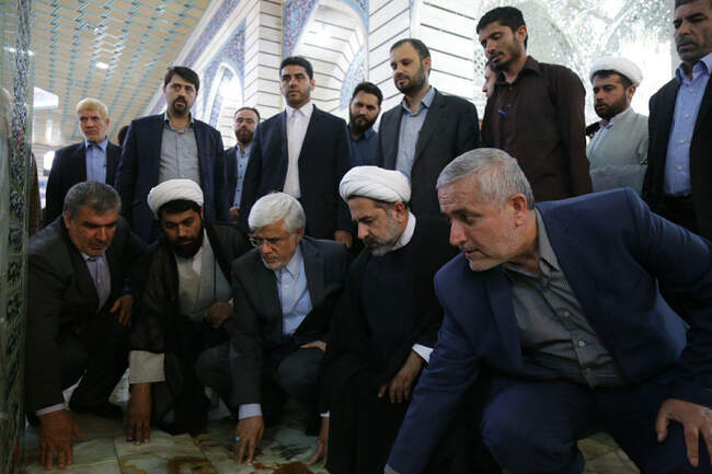 سفر یک روزه محمدرضا عارف به استان قم