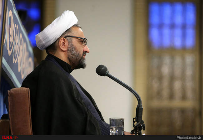 مراسم عزاداری اربعین حسینی با حضور رهبر انقلاب در حسینیه امام خمینی(