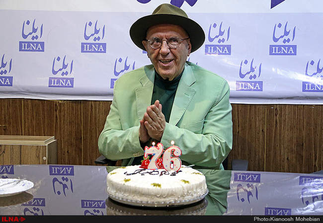 جشن تولد هفتاد و شش سالگی جواد مجابی در خبرگزاری ایلنا 