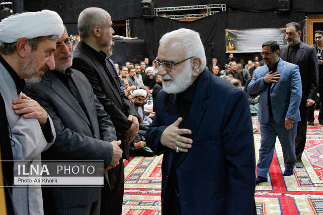 مراسم گرامیداشت شهدای حمله رژیم صهیونیستی به زندان اوین