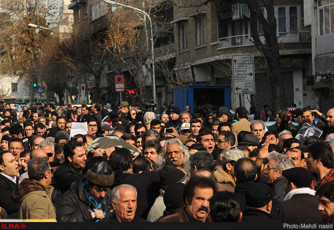 مراسم تشییع پیکر حسن جوهرچی