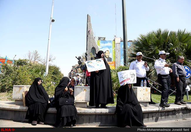 راهپیمایی نمازگزاران در سالگرد شهدای فاجعه منا - تهران 