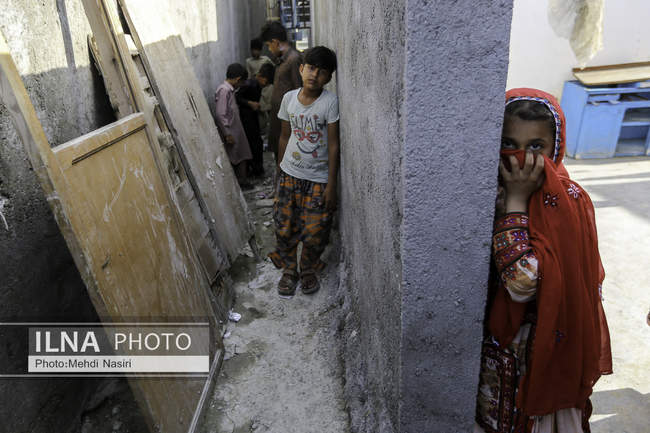 روستای پزم تیاب سیستان و بلوچستان بعد از سیل