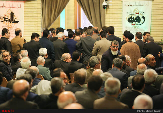 مراسم ترحیم برادر محمدحسین مقیمی استاندار تهران 