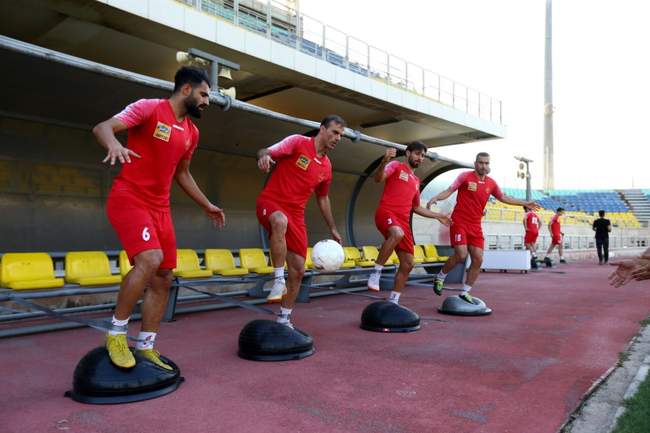 گزارش تصویری از تمرینات پرسپولیس