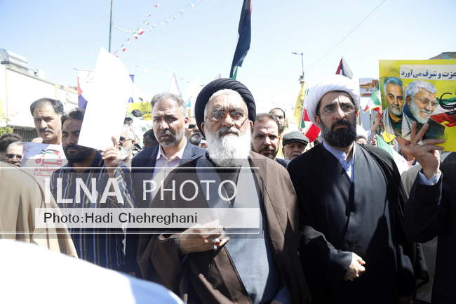 راهپیمایی روز قدس استان قم