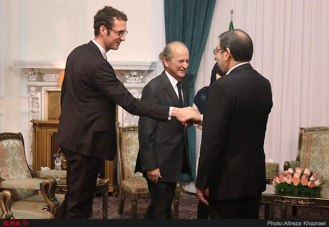 دیدار دبیر مجمع تشخیص مصلحت نظام با سفیر فرانسه