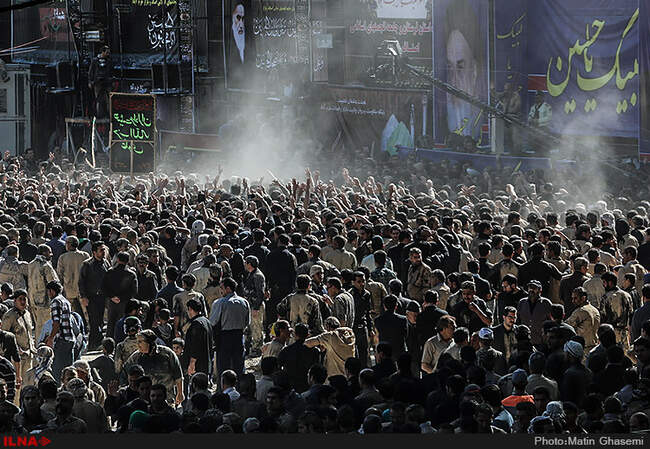 آیین گل مالی عاشورای حسینی در لرستان