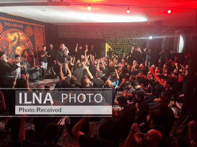 مراسم شب عاشورای حسینی در شهر لاهه هلند