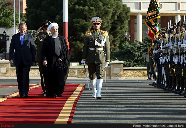 مراسم بدرقه رییس جمهور در سفر به سه کشور جنوب شرق آسیا