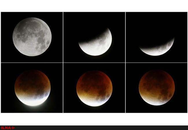 ماه گرفتگی منحصر به فرد در سرتاسر جهان