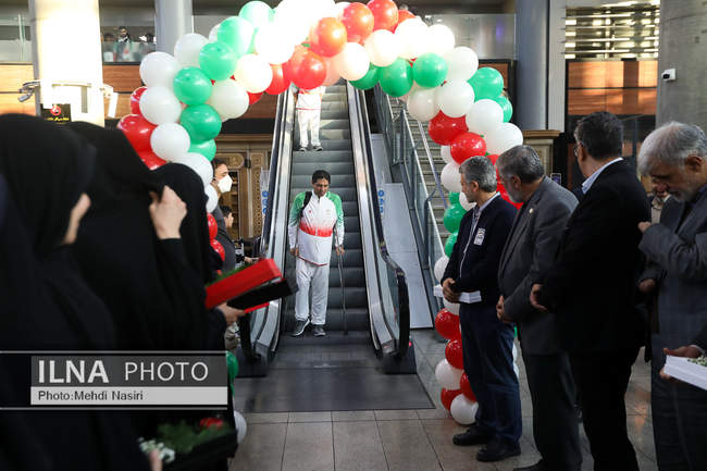 بازگشت کاروان ایران از بازی‌های پاراآسیایی جوانان (گزارش تصویری)