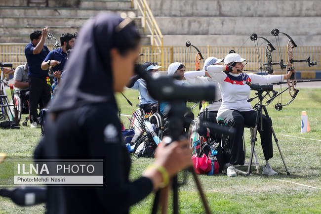 گزارش تصویری از مسابقات آزاد تیروکمان جانبازان و توان یابان