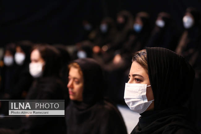 مراسم عزاداری و قرائت زیارت عاشورا در حسینیه جماران‎