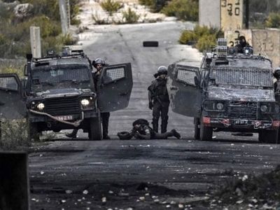 شهادت یک فلسطینی به ضرب گلوله شهرک نشینان در کرانه باختری