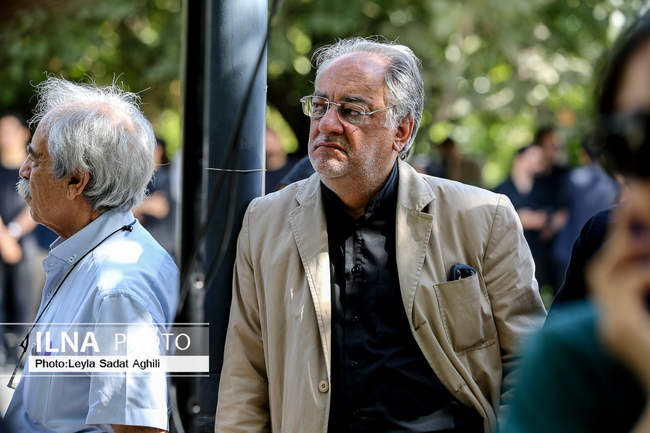 مراسم تشییع پیکر استاد محمدعلی بهمنی