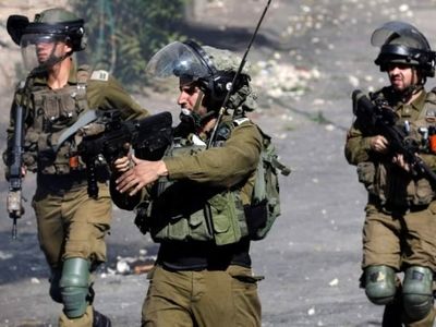زخمی شدن ۱۲ فلسطینی در پی یورش نظامیان صهیونیست به کرانه باختری