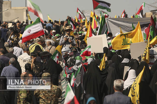  مراسم راهپیمایی روز قدس در تهران
