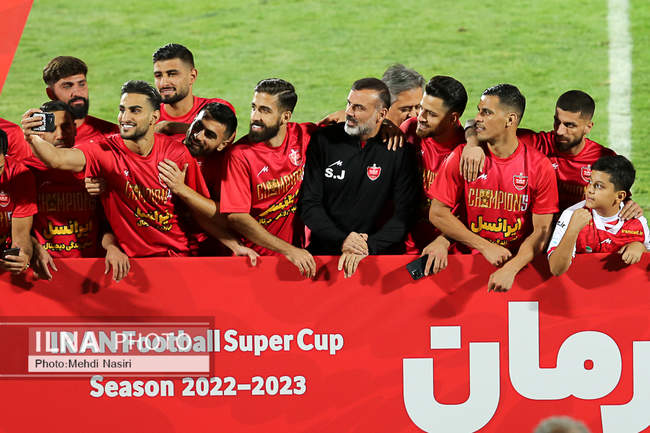جشن قهرمانی پرسپولیس در سوپرجام فوتبال ایران