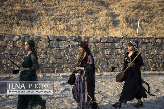 جشن مهرگان در غار کرفتو دیواندره 