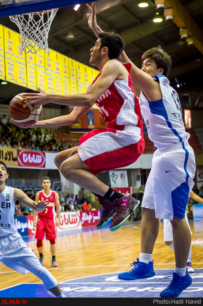 بیست و چهارمین دوره مسابقات بسکتبال قهرمانی جوانان آسیا: ایران - کره 