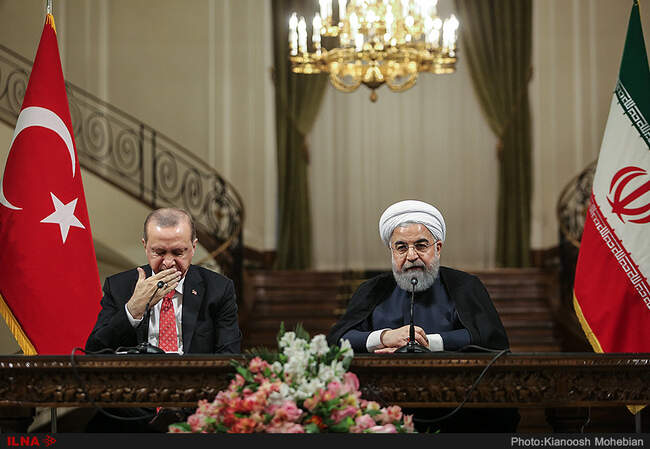 مراسم استقبال رسمی از رجب طیب اردوغان، رییس جمهور ترکیه